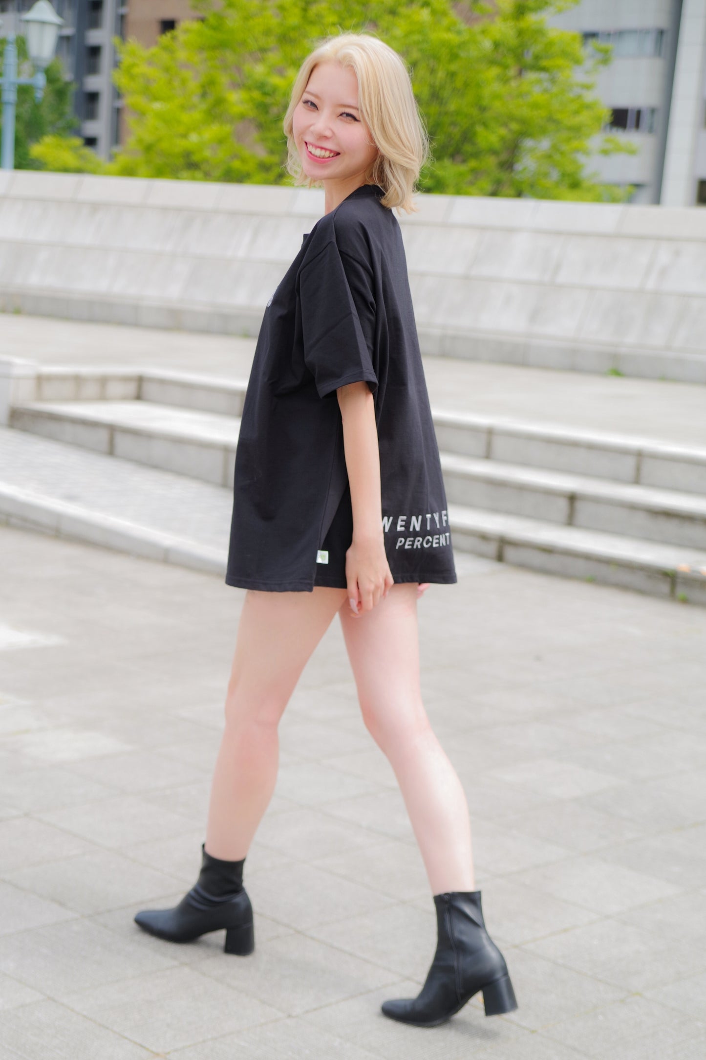 【Recycle】”ECOを身にまとう” ラウンドTシャツ